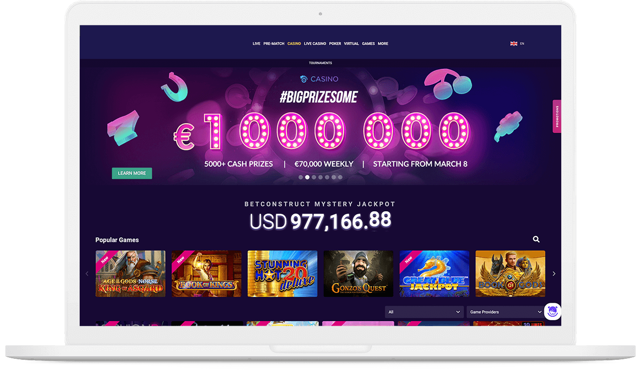 BetConstruct Casino suite software
