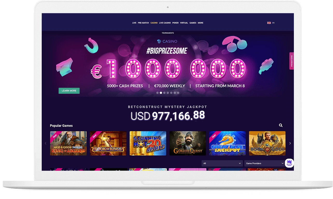 BetConstruct Casino suite software