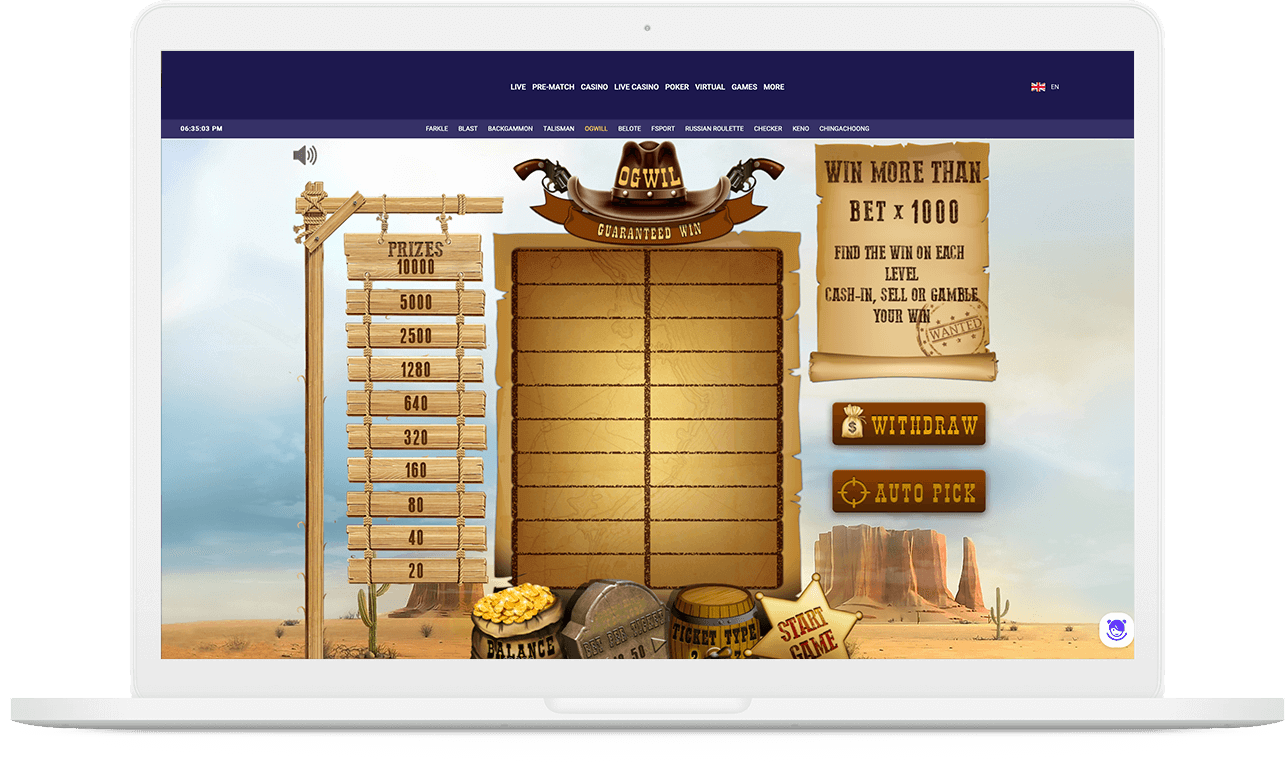 BetConstruct ogwil software