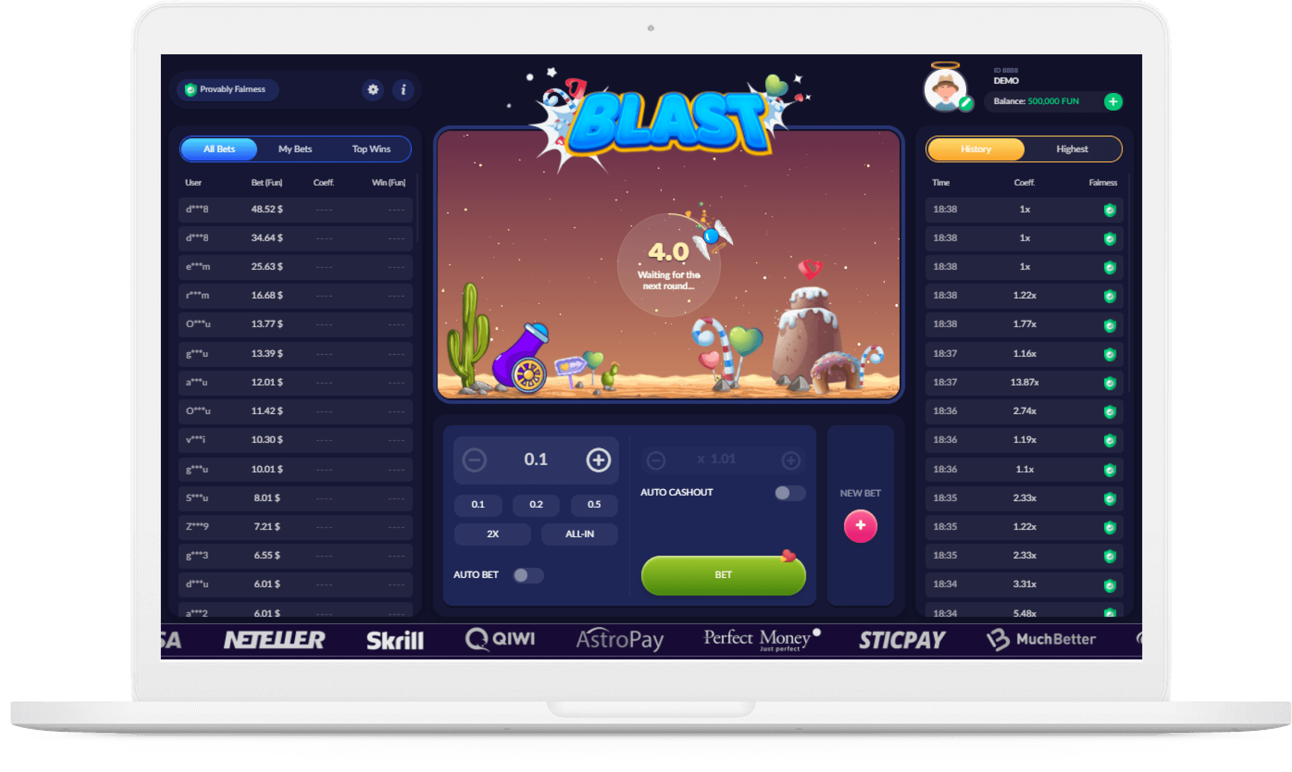 BetConstruct blast software