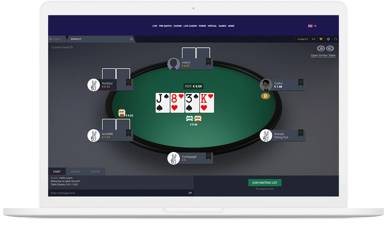 BetConstruct poker software