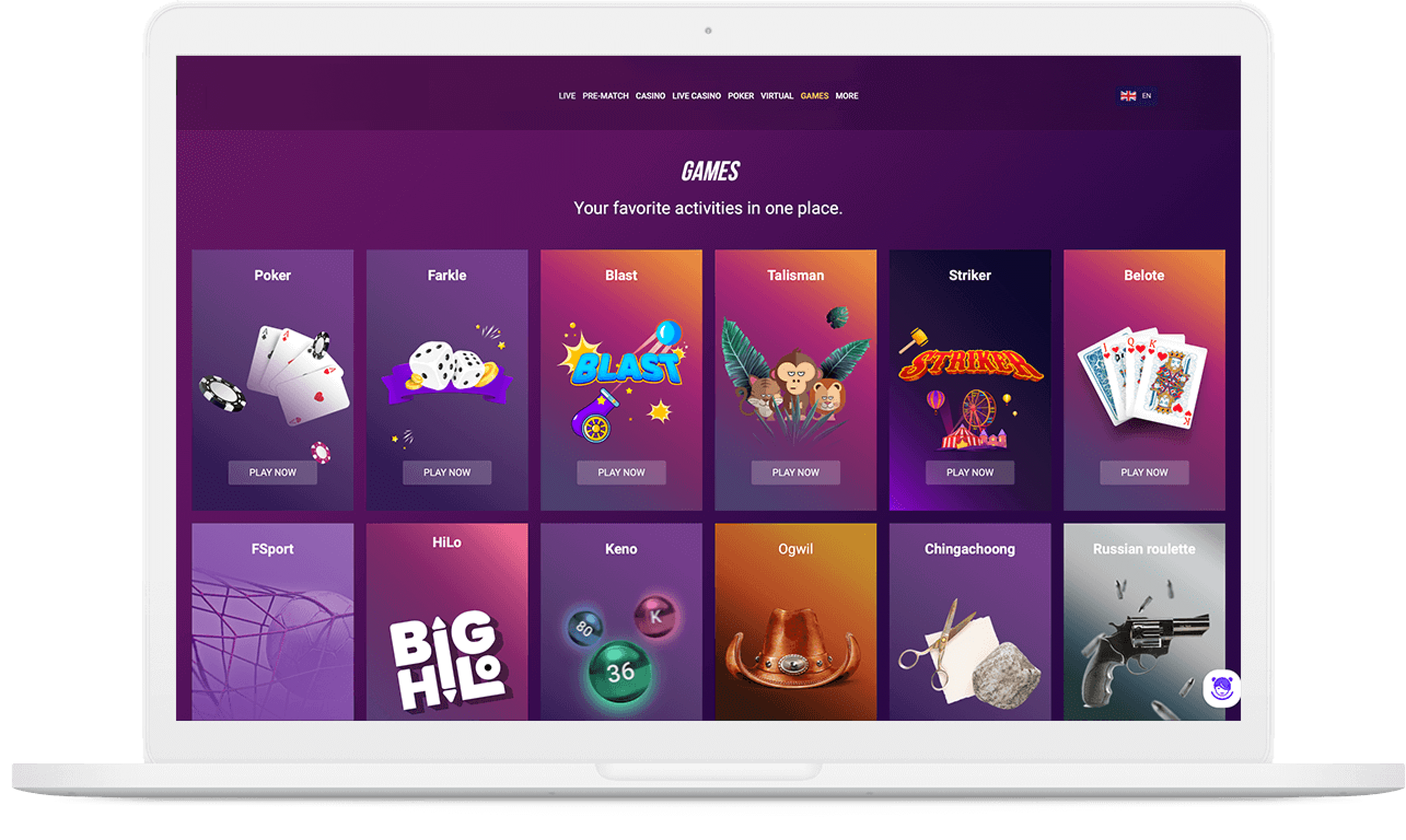 Logiciel Skill Games Logiciel Belote, Backgammon BetConstruct