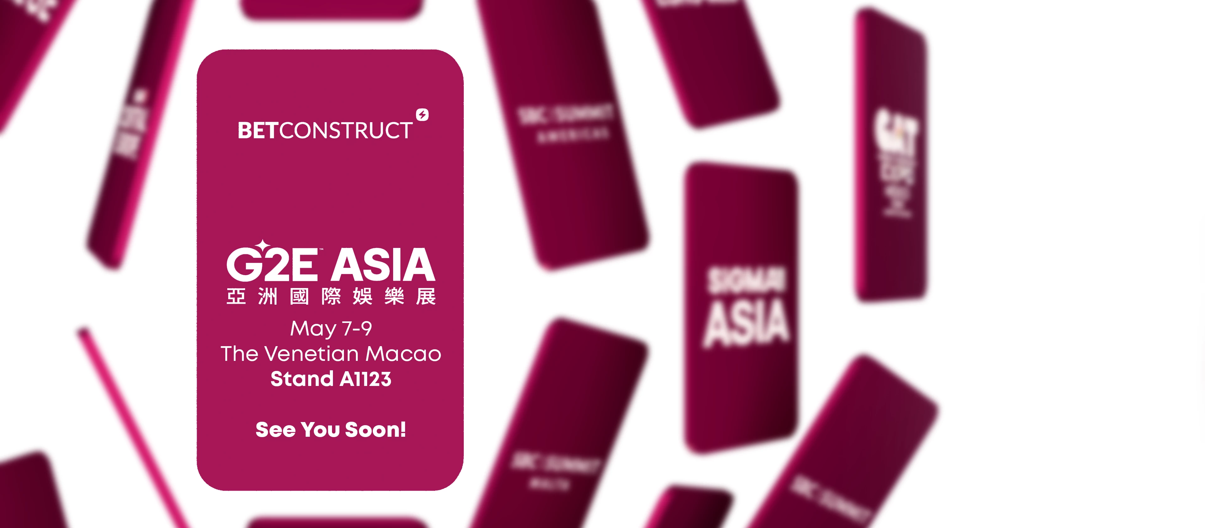 Step into the Center of Gravity with BetConstruct at G2E Asia 2025!