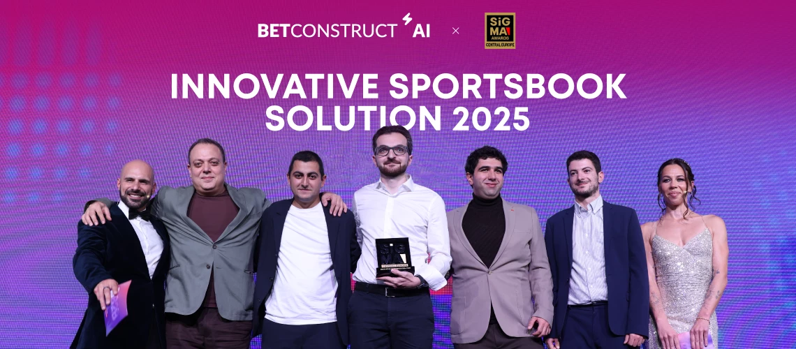 BetConstruct Wins Innovative Sportsbook Solution of the Year at SiGMA Central Europe Awards 2025