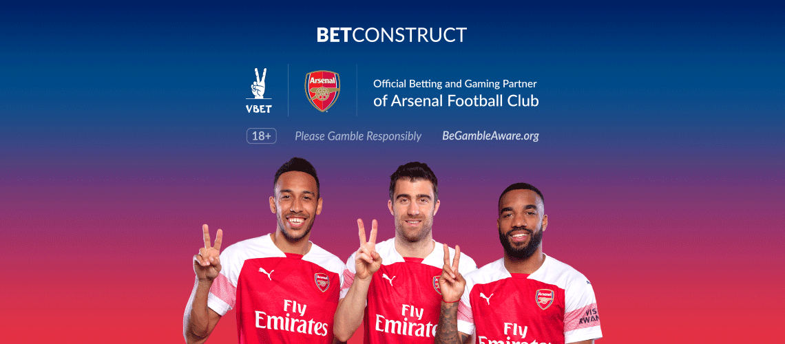 BetConstruct Operator VBET Joins Arsenal as Official Partner