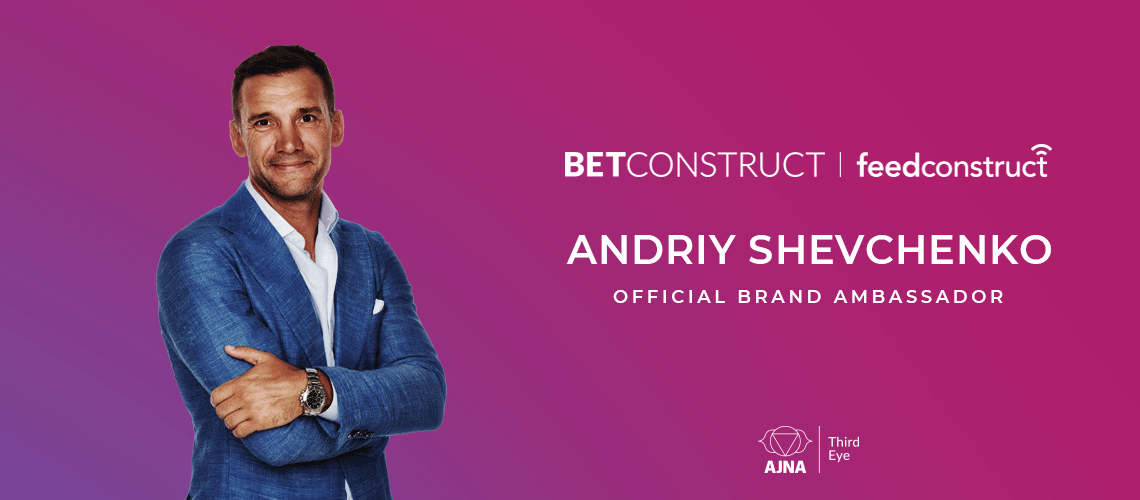 Andriy Shevchenko as Brand Ambassador for BetConstruct and FeedConstruct