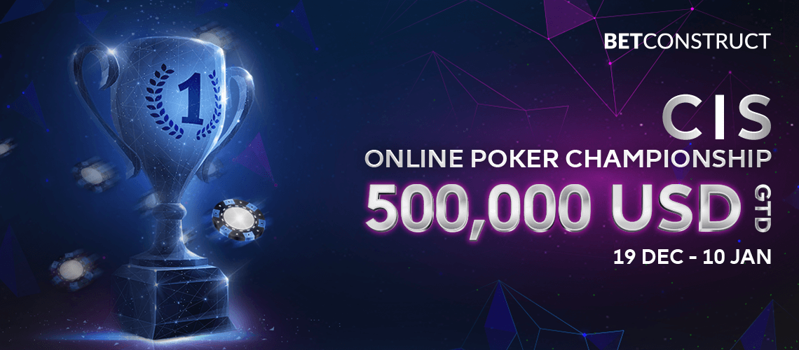 BetConstruct Holds the CIS Online Poker Tournament Series