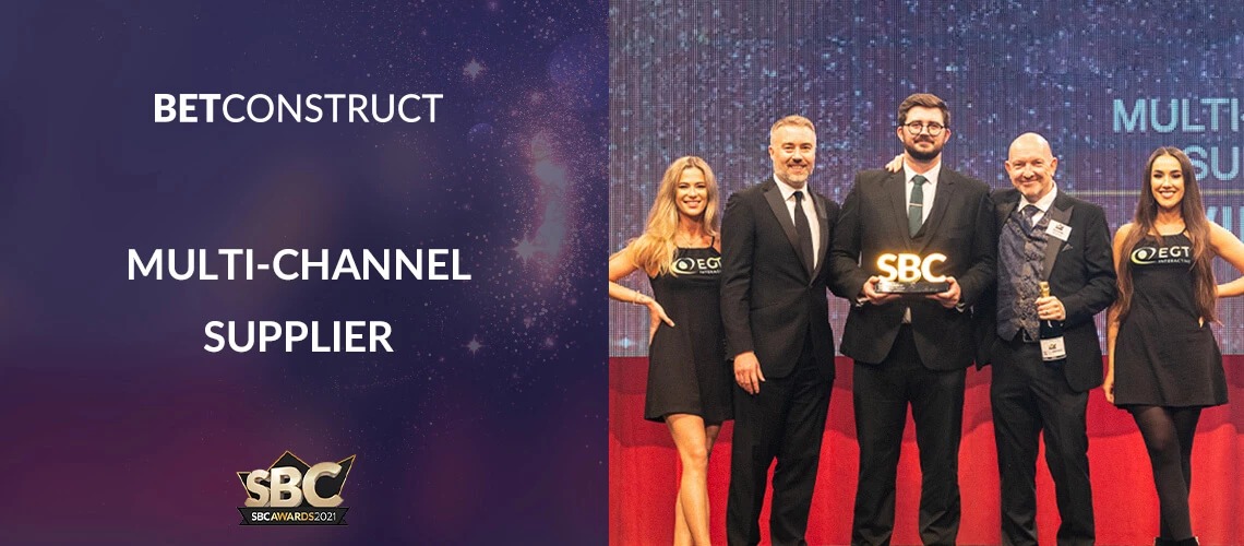 BetConstruct Wins at SBC Awards 2021