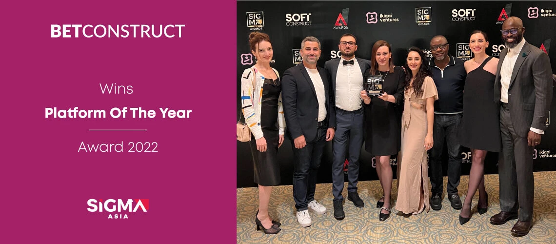 BetConstruct’s Spring Becomes Platform of the Year at SiGMA Asia