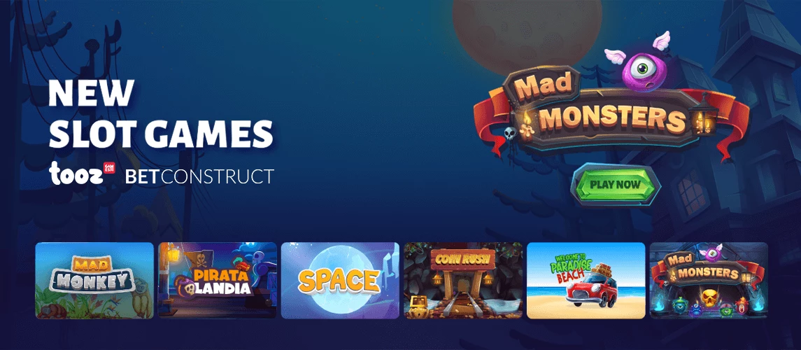 BetConstruct Introduces a Good Deal of New Slot Games