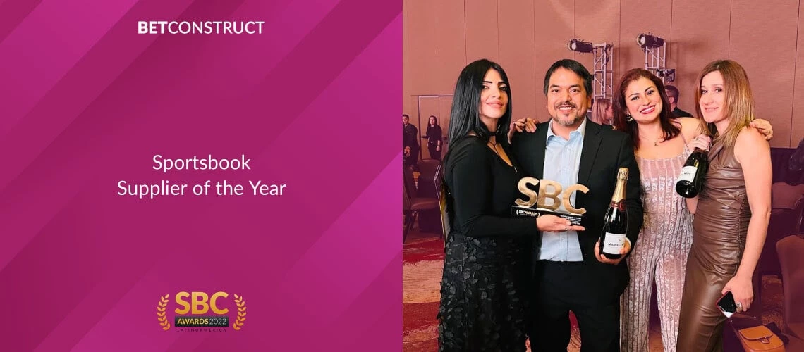 BetConstruct Was Crowned the Sportsbook Supplier of the Year at SBC Awards LatAm