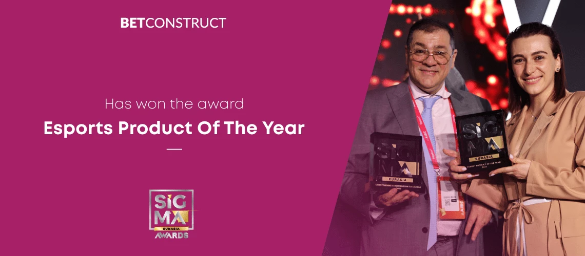 BetConstruct Receives the Esports Product of The Year Award at SiGMA Eurasia