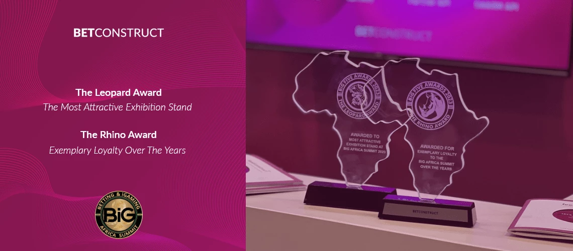 BetConstruct Wins Two Main Awards at the BiG Africa Summit — The Leopard and The Rhino 