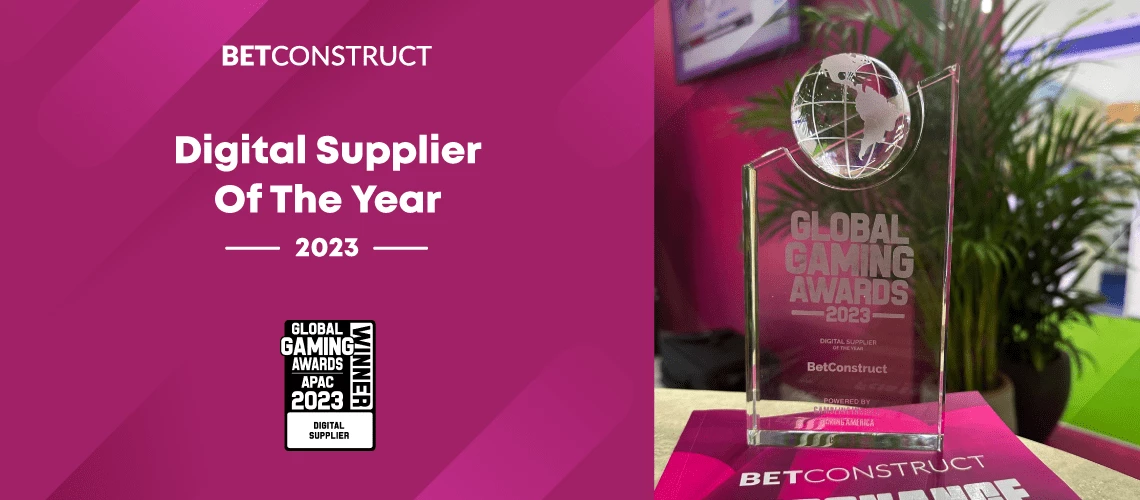 BetConstruct Named Digital Supplier of the Year at Global Gaming Awards Asia-Pacific 2023