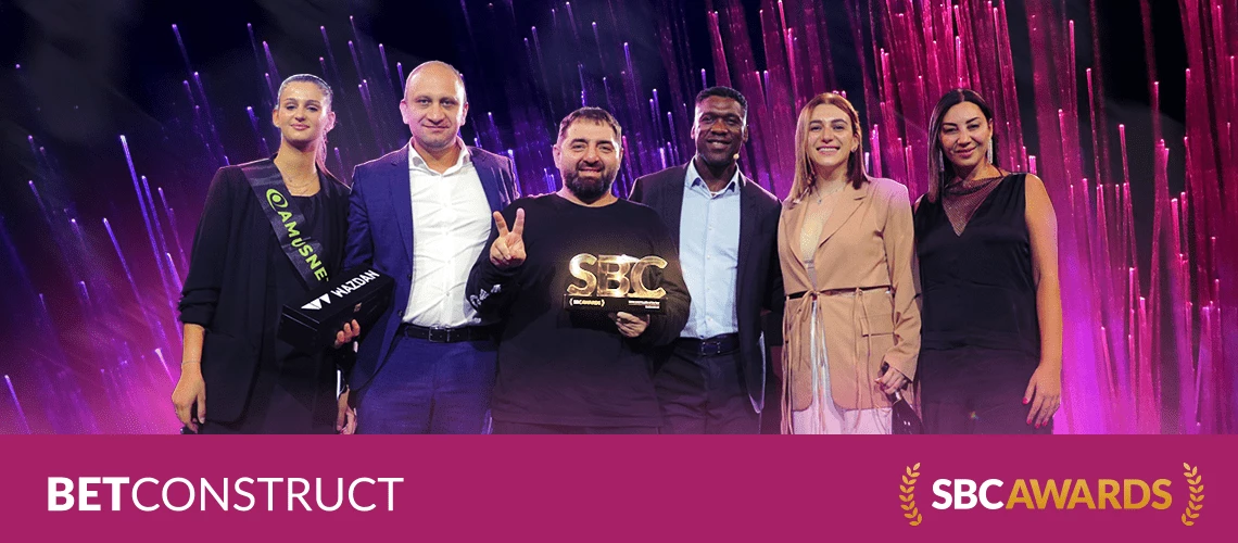 BetConstruct Named Land-Based Betting and Gaming Product and White Label Supplier of the Year at SBC AWARDS 2023