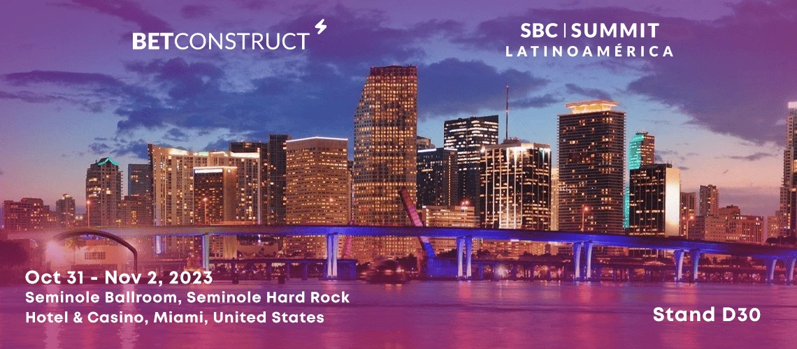 BetConstruct to Showcase Its Range of Solutions at SBC Summit Latinoamerica