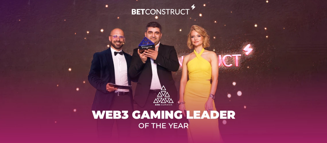 BetConstruct Secures Another Prestigious Award: Best WEB3 Gaming Leader at AIBC Eurasia 2024