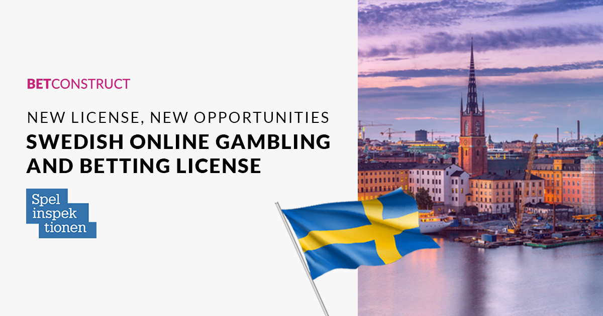 BetConstruct Awarded Swedish Online Gambling and Betting License