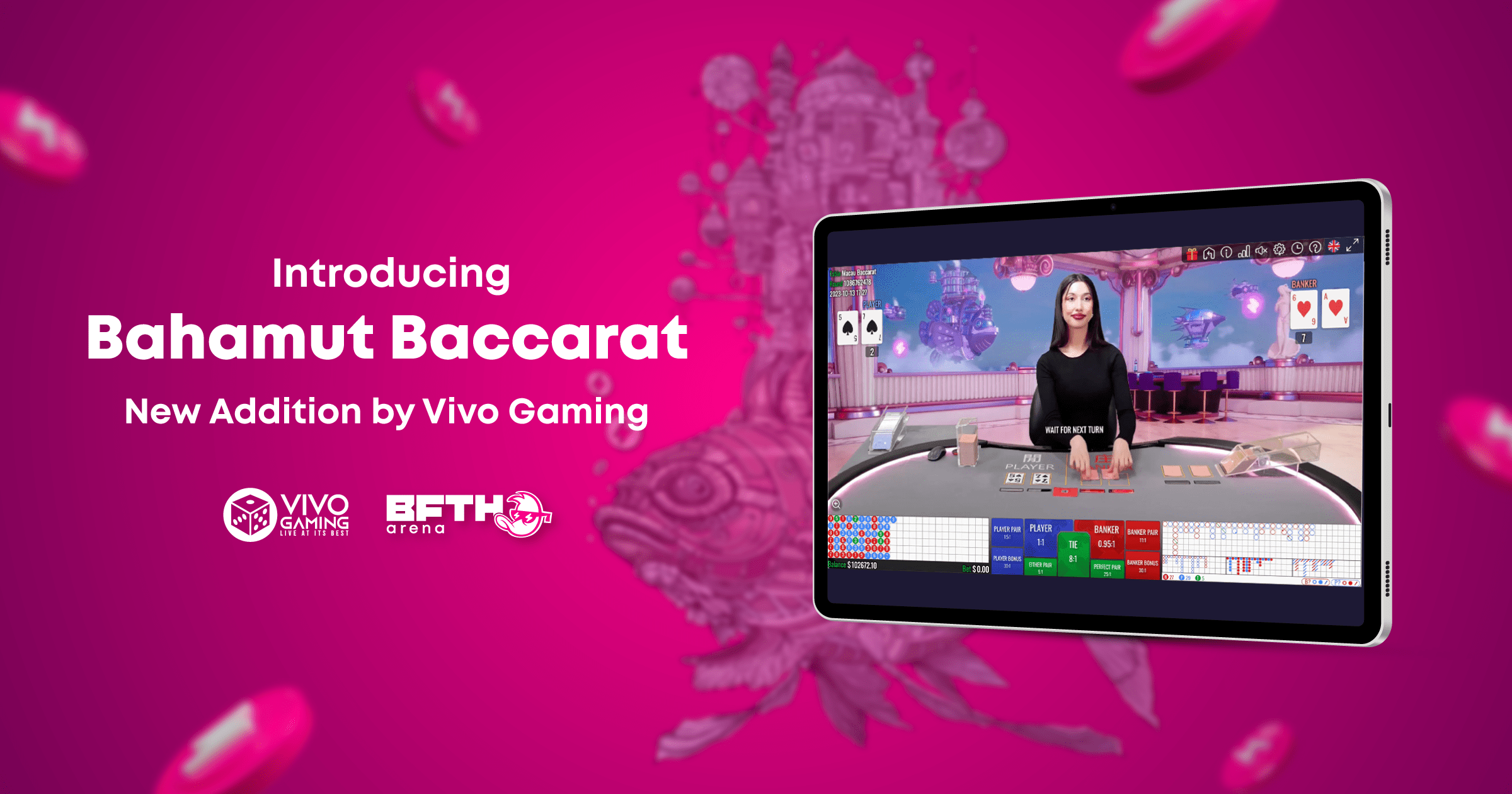 Vivo Gaming's Live Casino Innovation Enters the Race for B.F.T.H. Arena ...